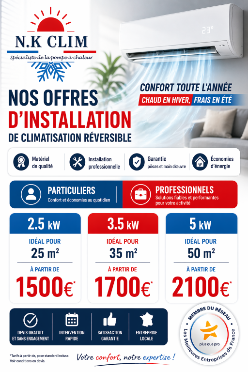 Confort et écologie avec NK Clim